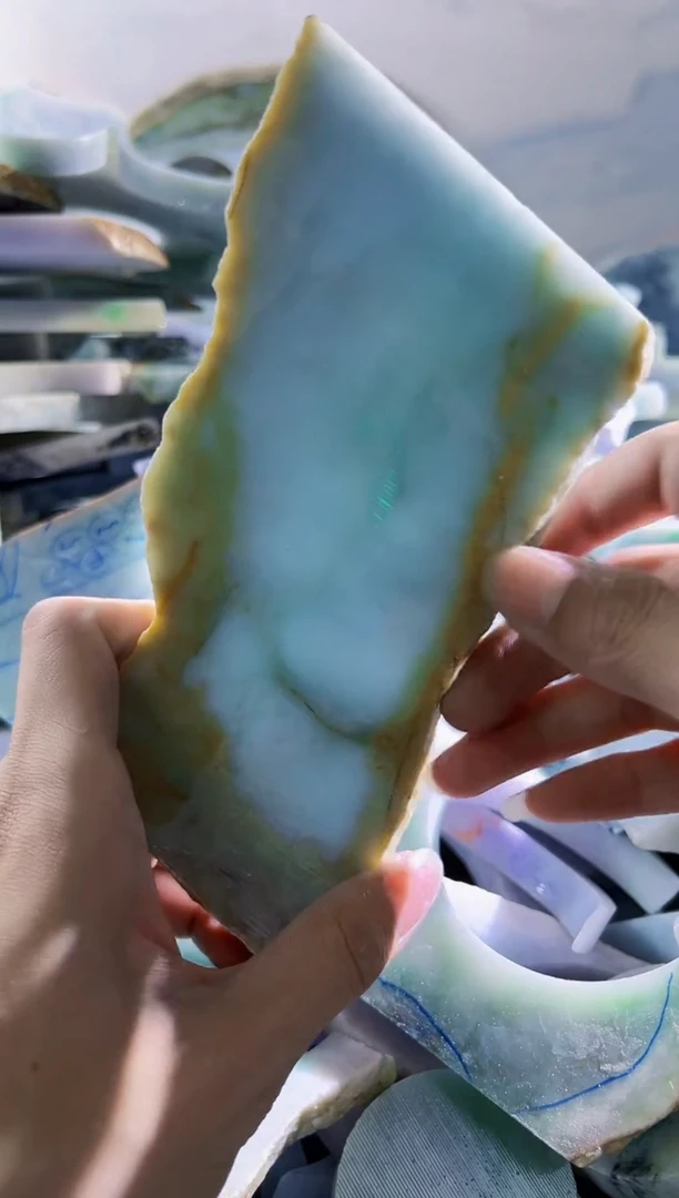 翡翠裸石缅甸翡翠A货陈154