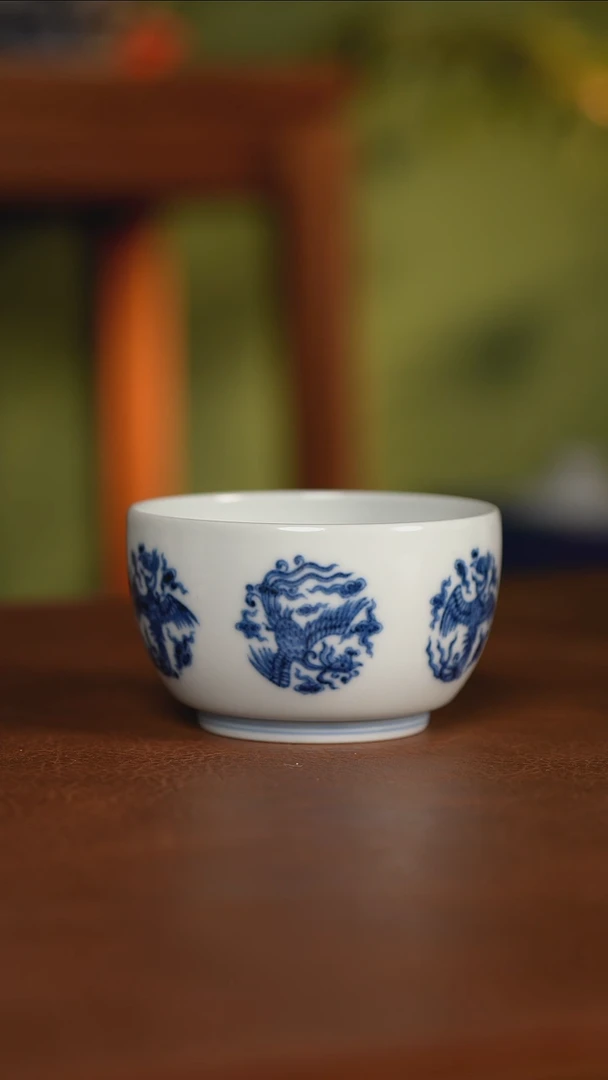 【闪购商品】杯璟然堂 团凤缸杯