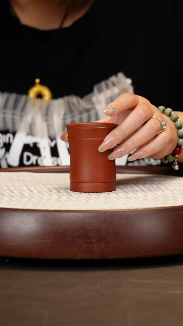 茶壶紫砂紫砂朱泥束腰杯