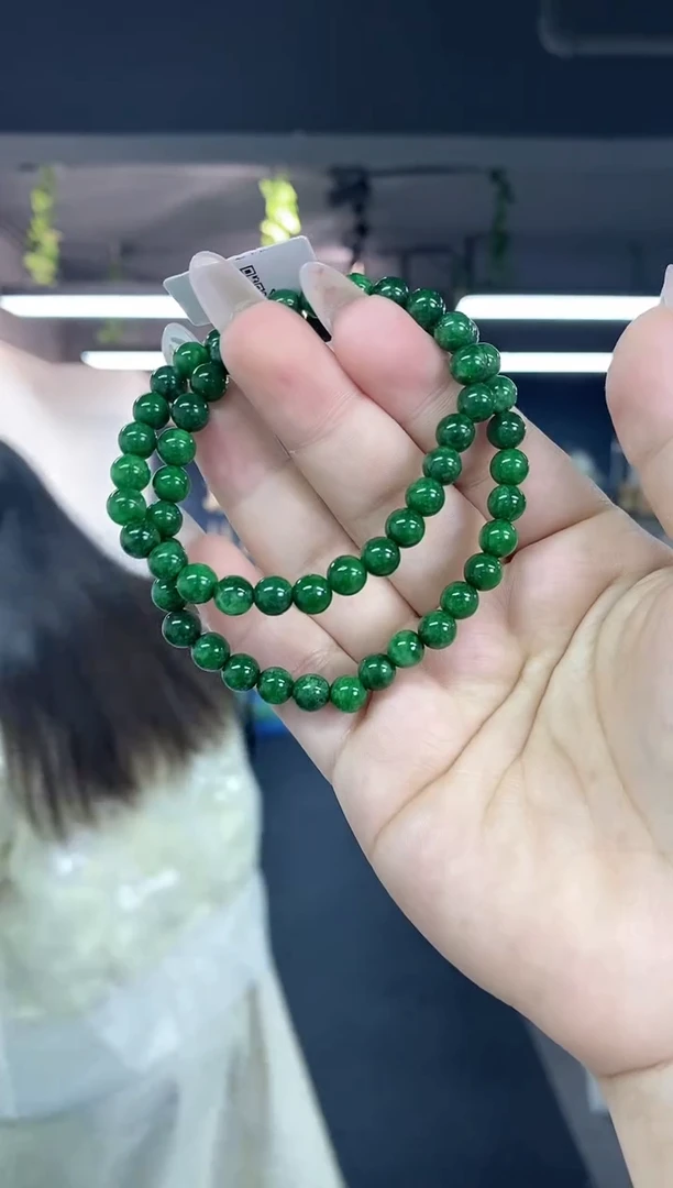 未镶嵌手链翡翠多样性发其一颜色微差