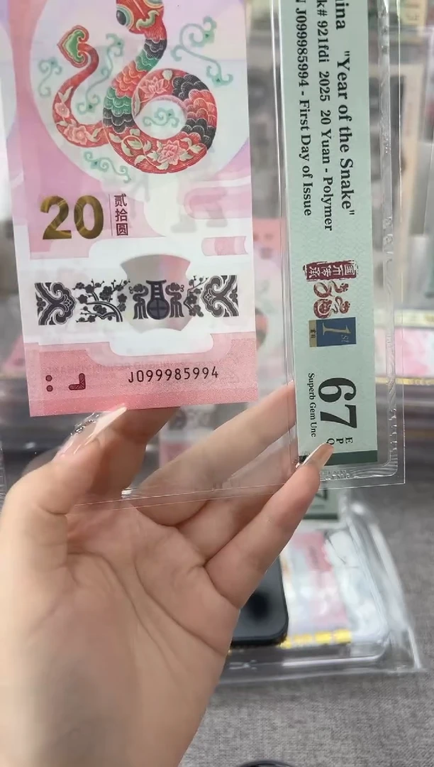 塑料蛇钞J099985994PMG67