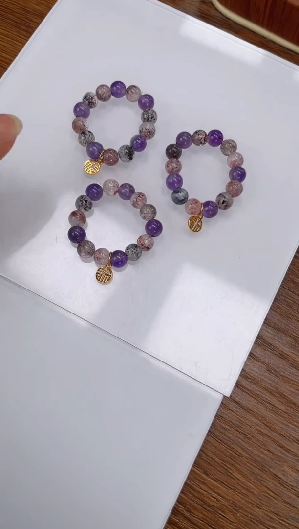 【闪购商品】水晶手链未镶嵌超七戒指 多样性发一