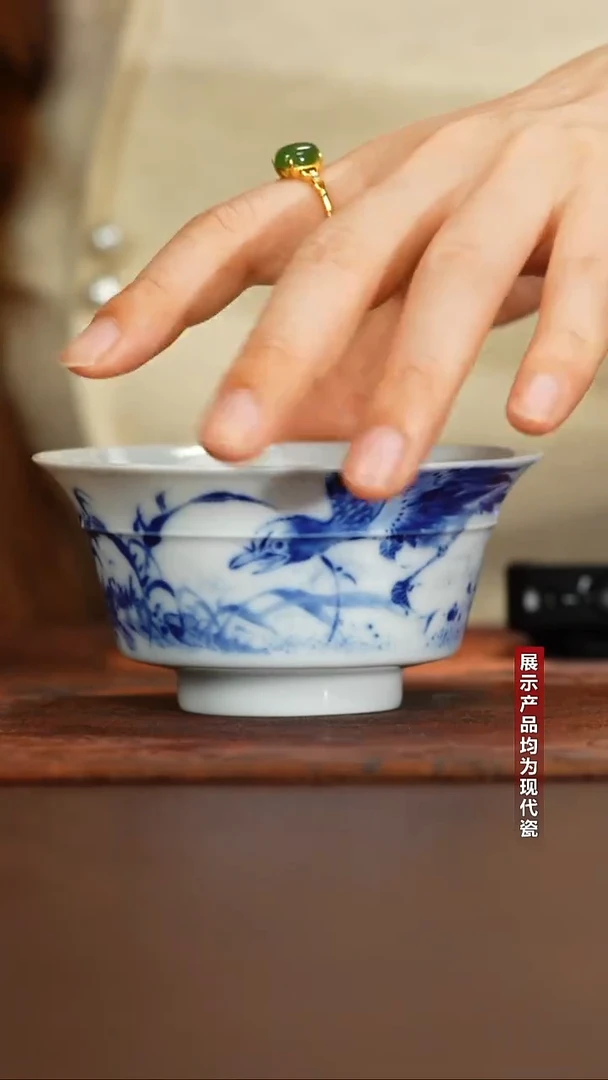 杯吴健老鹰竹节马蹄杯