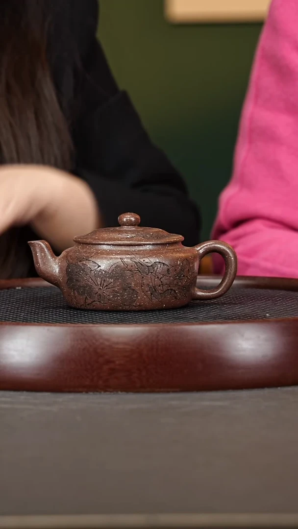 茶壶紫砂71ZXJ旭帽 海星紫泥320cc