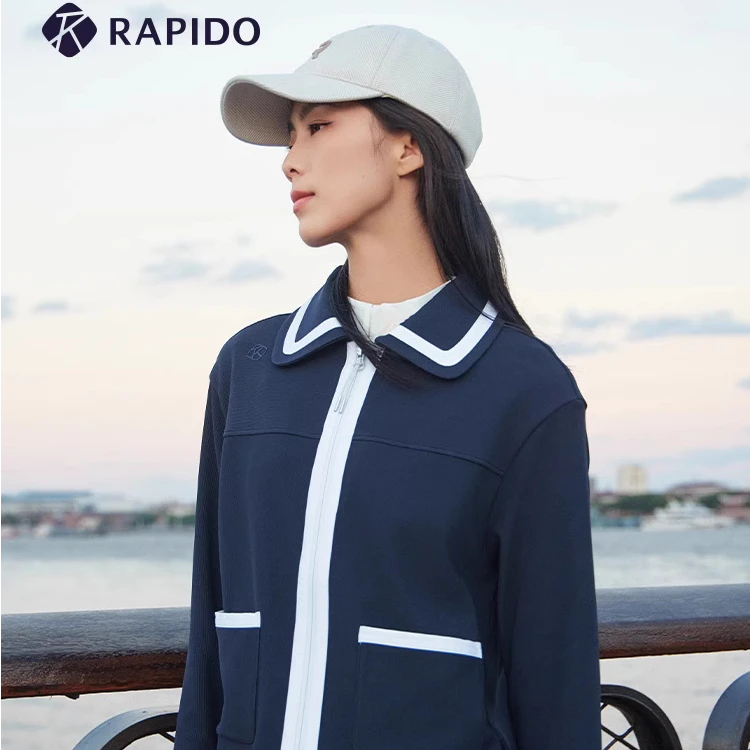 Rapido2025年春秋女士短款小香风运动休闲时尚夹克外套CP4939E02