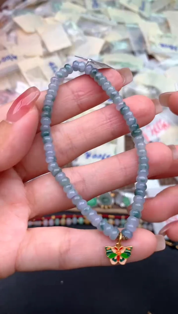 银S925镶嵌挂件翡翠一