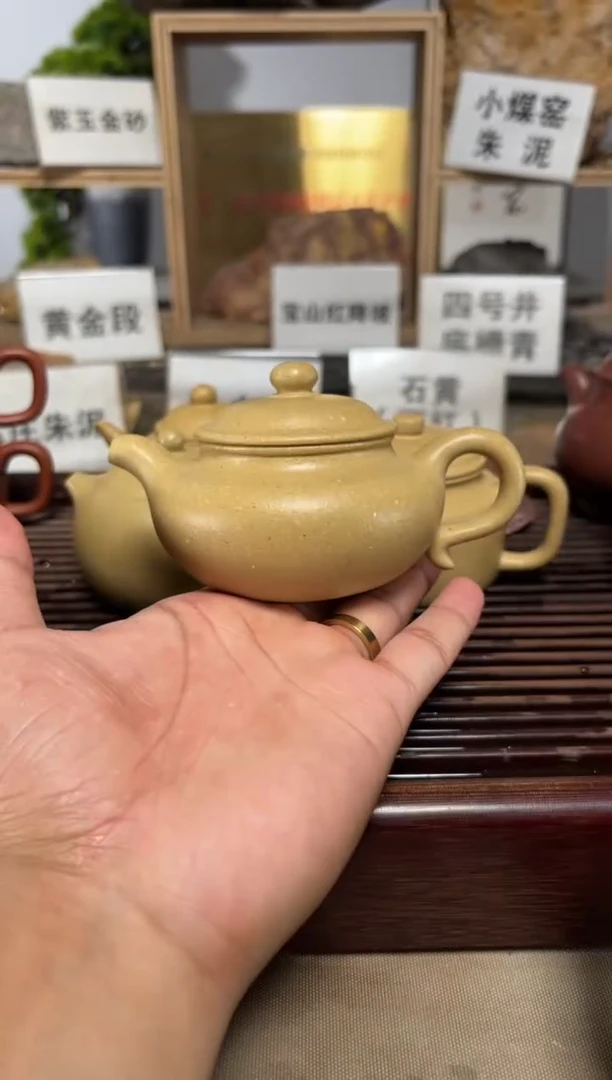 茶壶紫砂梨皮本绿仿古