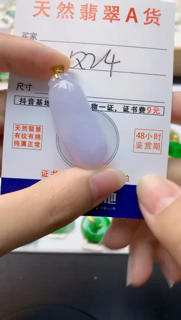 颈饰未镶嵌翡翠天然缅甸A货翡翠