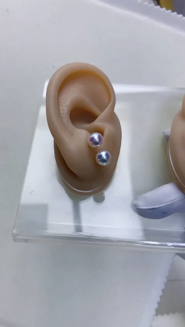 【闪购商品】海水珍珠商品·18K金镶嵌6-7素钉定制