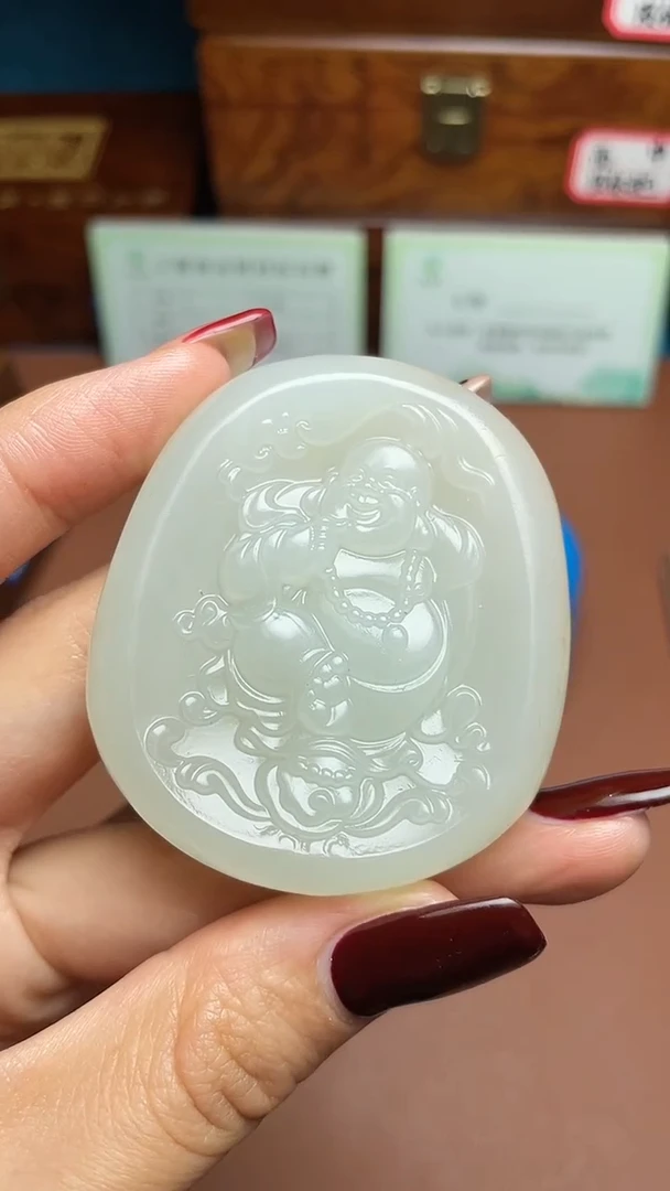 未镶嵌和田玉挂件鑫**匠和田玉