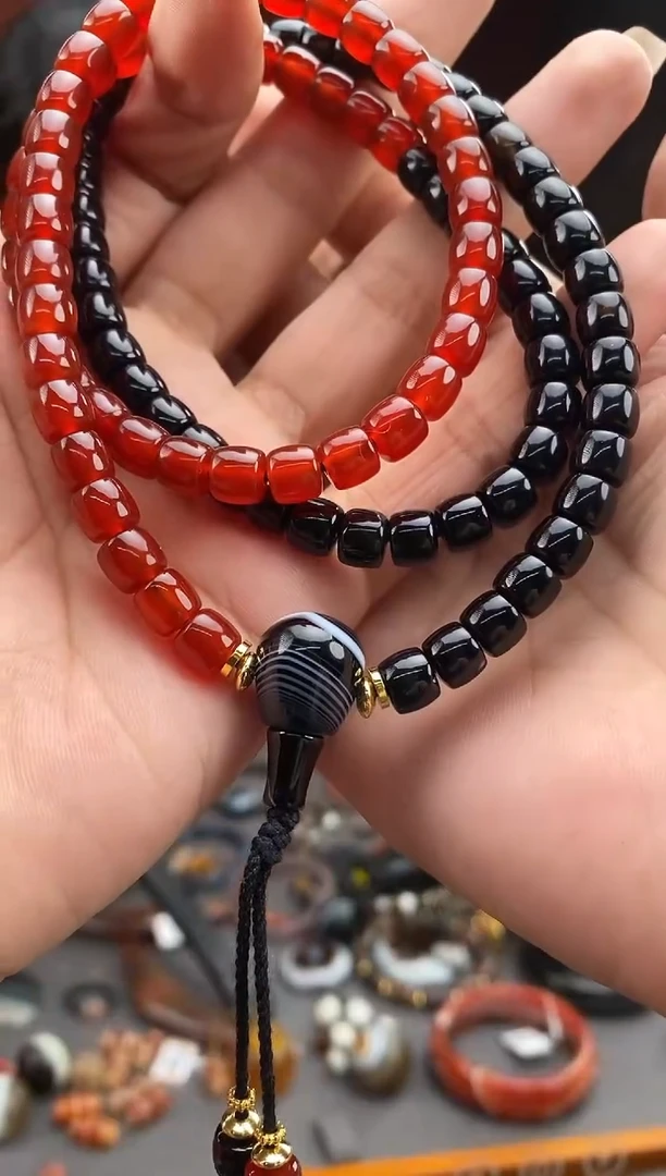 玛瑙/玉髓颈饰未镶嵌  -0917-247 Y多样性发