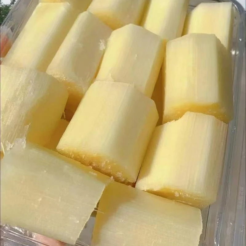 2盒甘蔗去皮切好（切好小节装盒）（400克一盒）