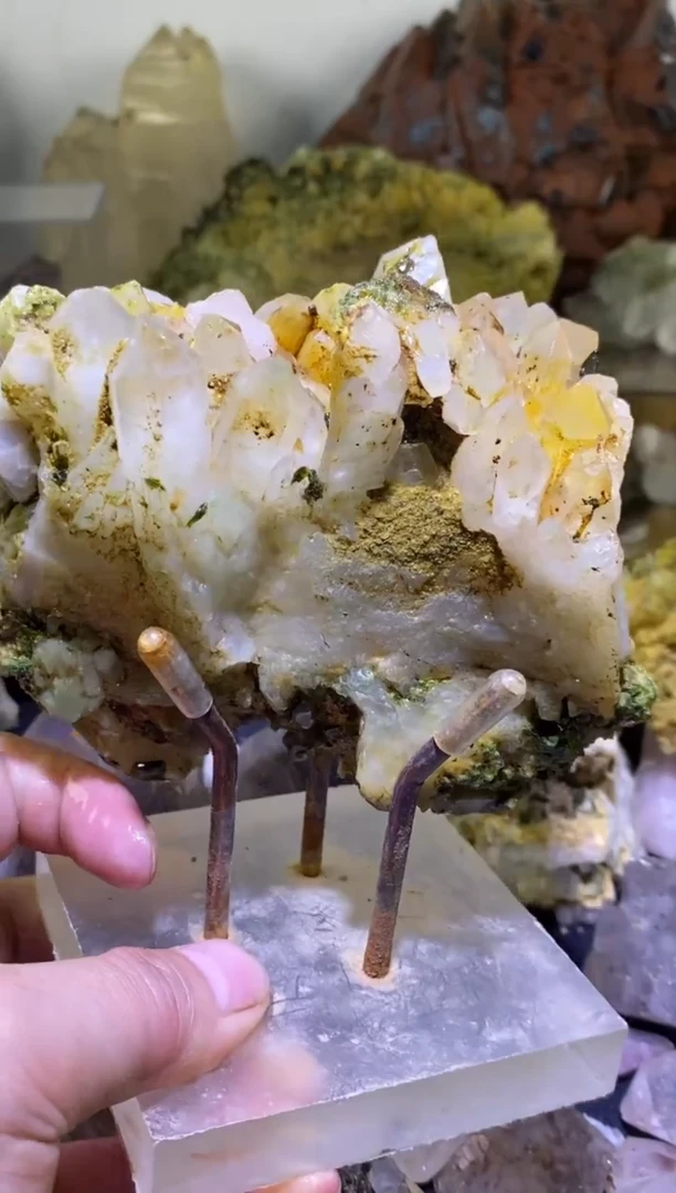 未镶嵌珠宝半成品水晶67号562g四川超七花园水晶