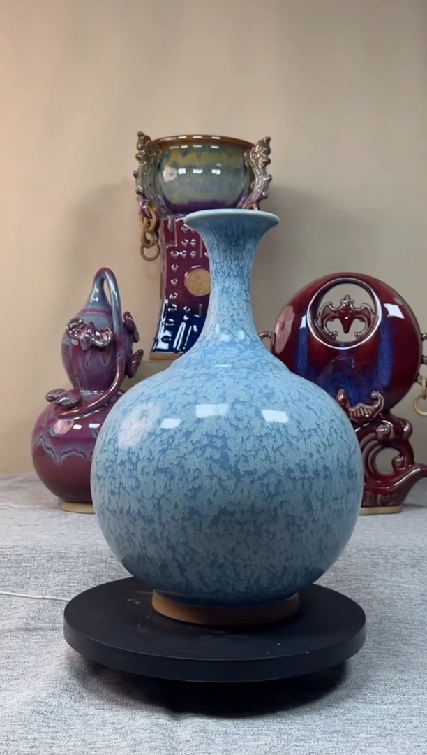 摆件神垕钧瓷收藏工艺品