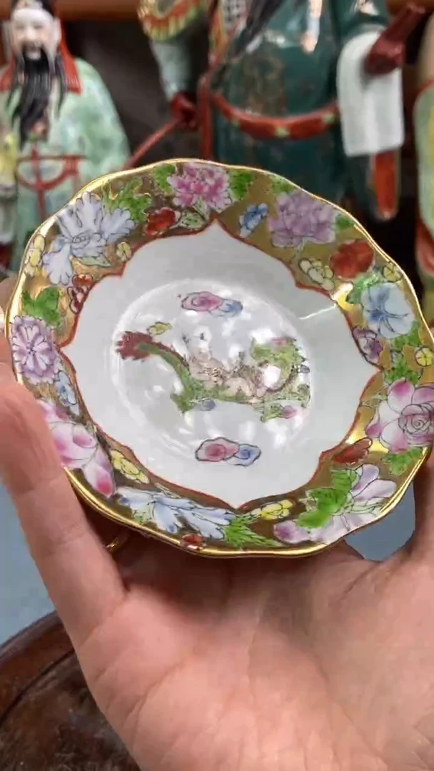 瓷片微瑕慎拍景德镇窑老厂瓷器单件