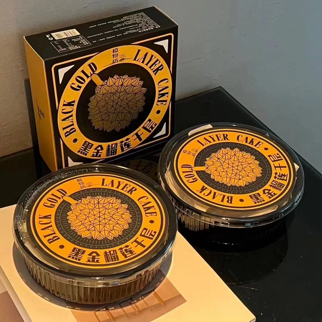 【黑金榴莲千层蛋糕】【N】（盒/400g）仅限太原六城区榆次可拍