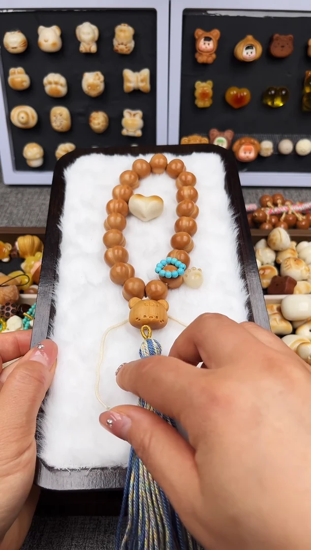 手串猴头核桃15光面手持