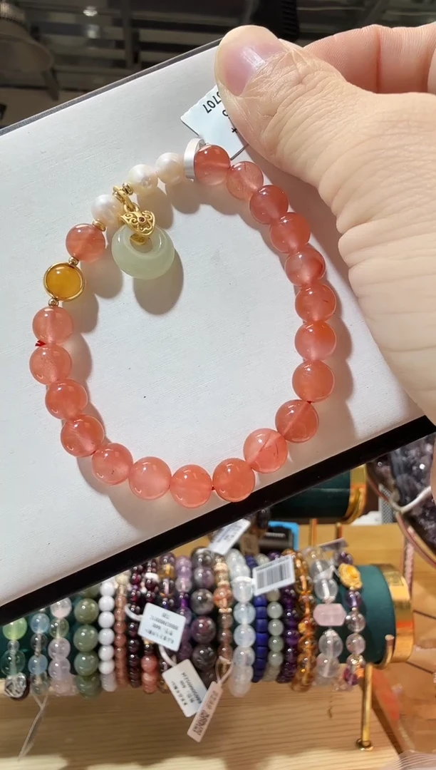 未镶嵌手链南红玛瑙蔷*优3295 约7mm