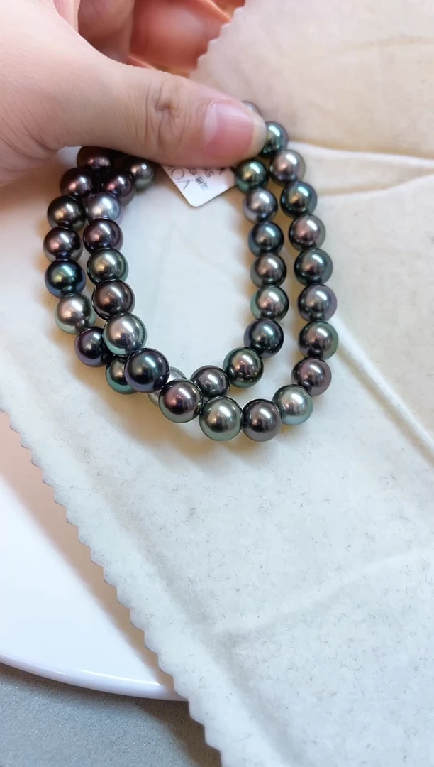 银S925镶嵌颈饰海水珍珠9.2-9.9mm