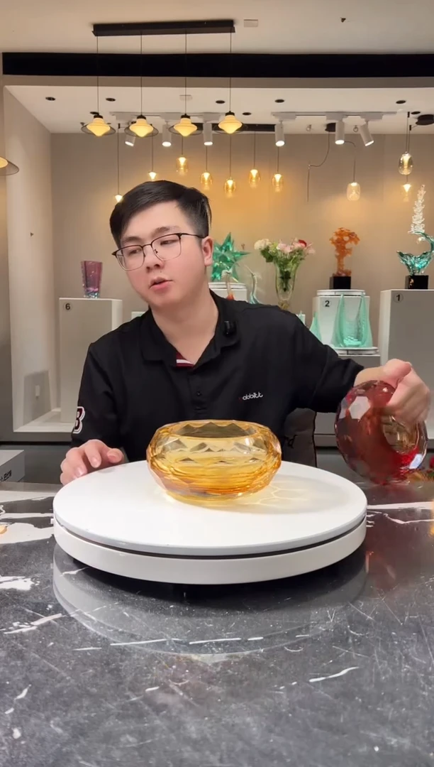 摆件巴比特美学-金色冷磨坚果碟