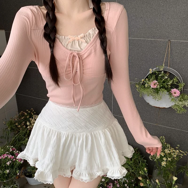 401-600号.芊小芊杂款女装通勤蕾丝显瘦辣妹短款打底性感夏季