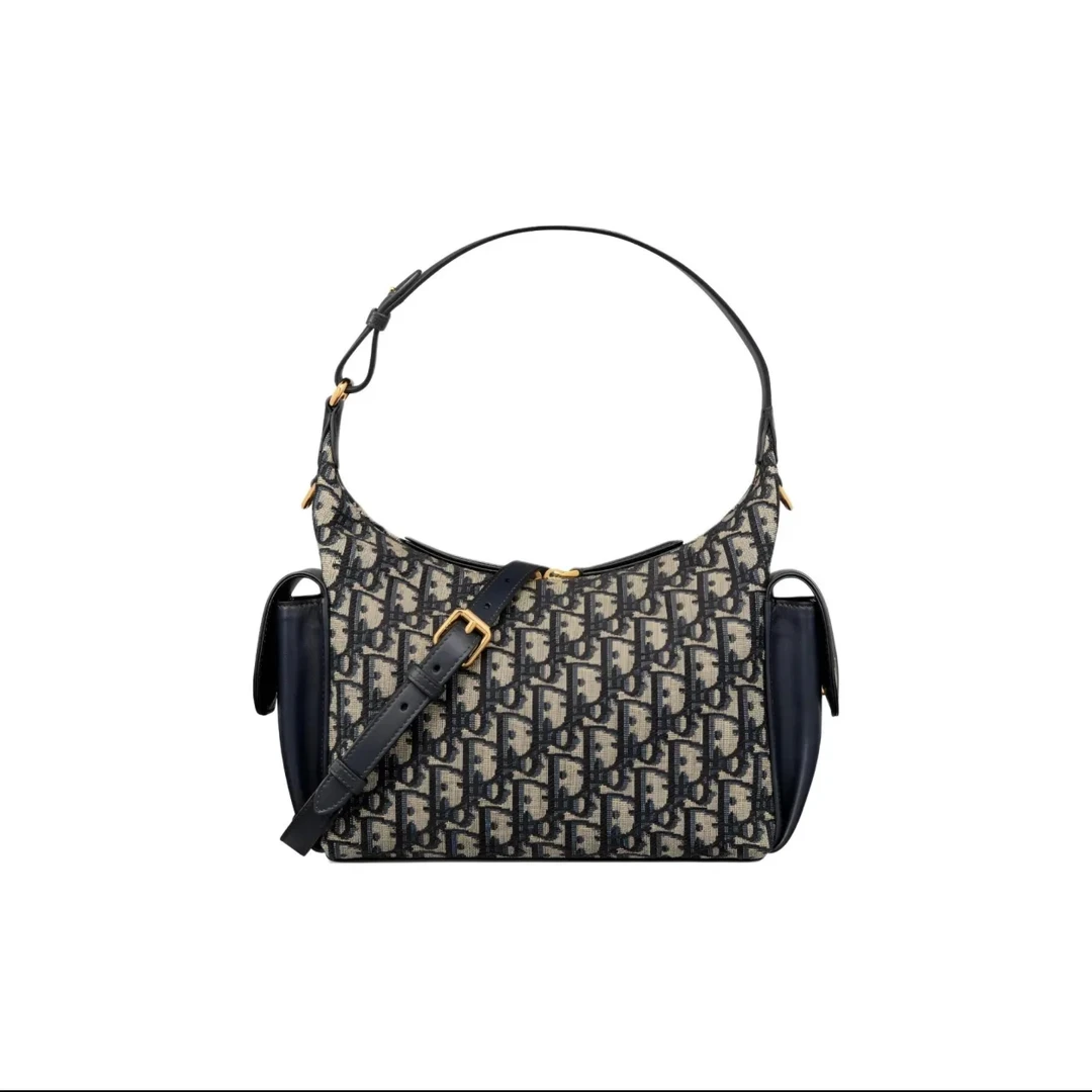 未使用 DIOR/迪奥 D-Dream老花Oblique饭盒包单肩斜挎包