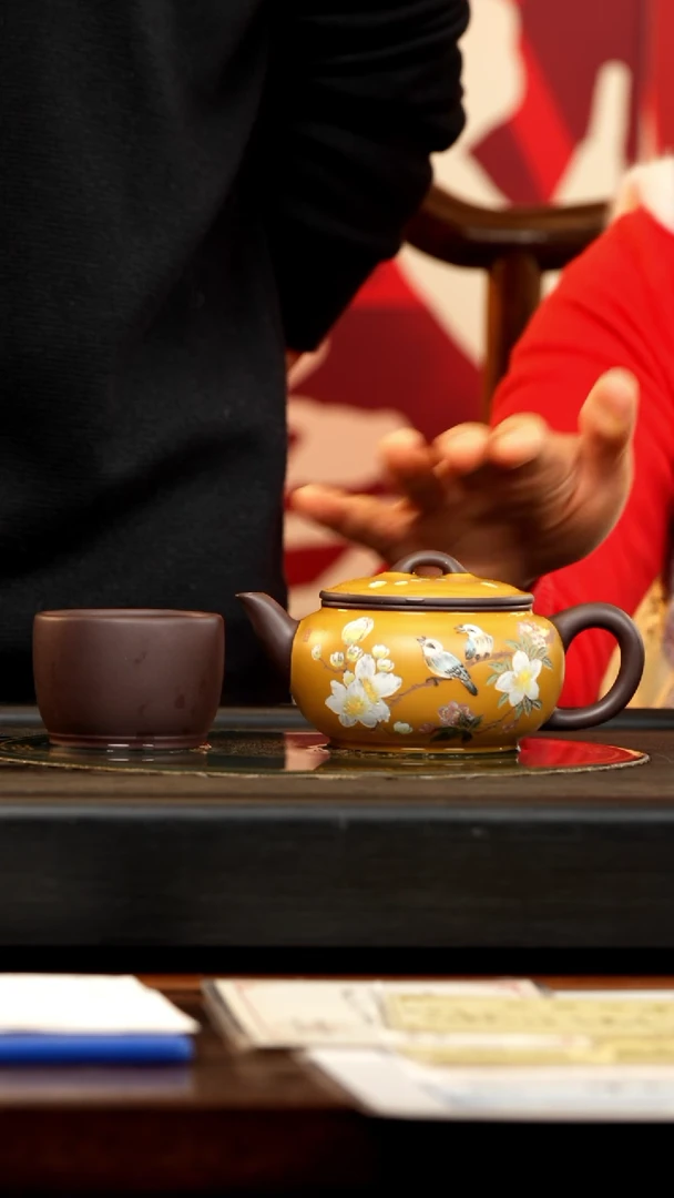 【闪购商品】紫砂茶壶ZCP 泥上泥工艺 汉瓦260cc