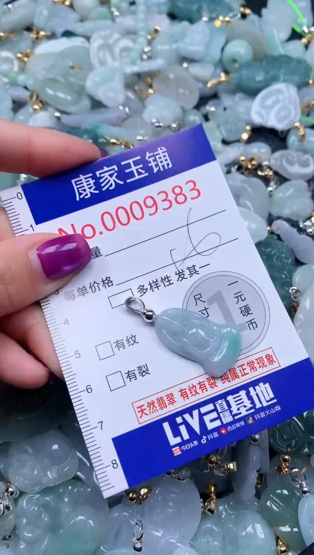 颈饰未镶嵌翡翠9383