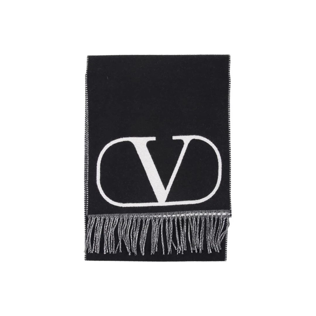 全新未使用 Valentino/华伦天奴 大logo双面围巾 WAC20040