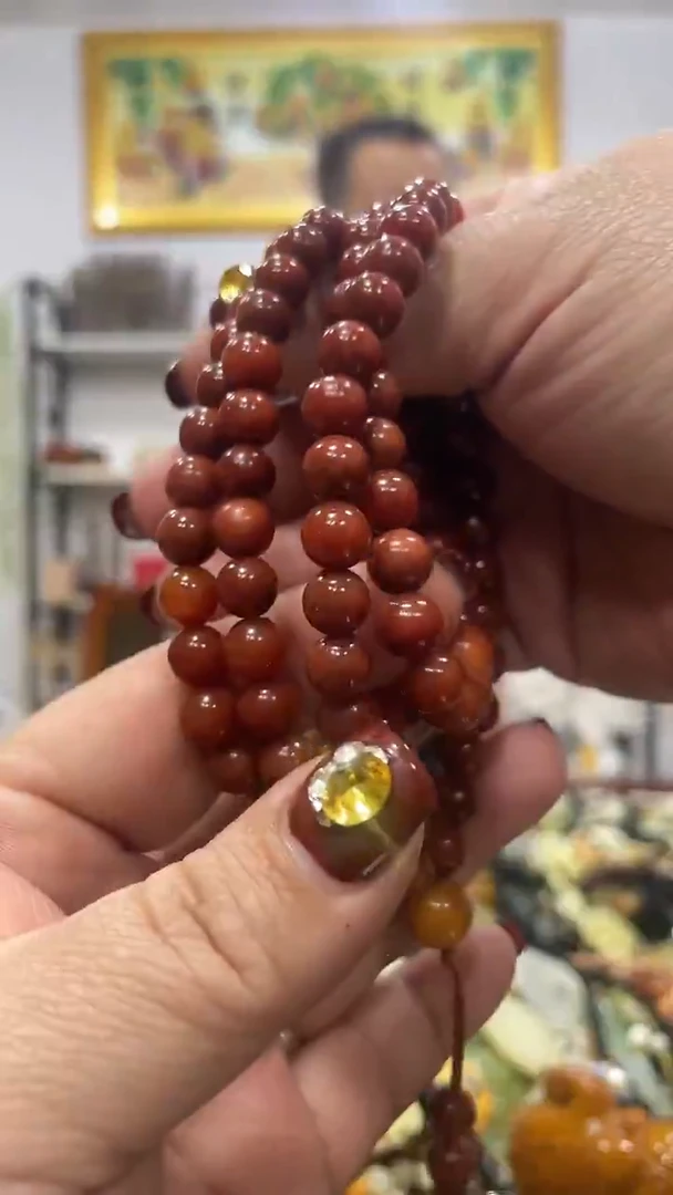 未镶嵌蛇纹石玉手串