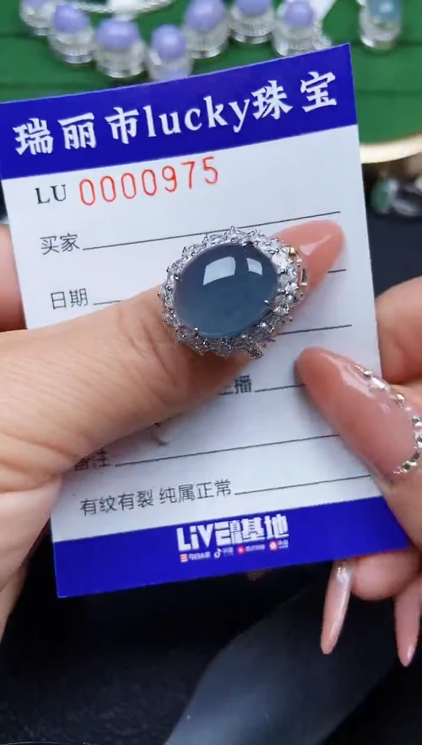 【闪购商品】翡翠颈饰银S925镶嵌0975