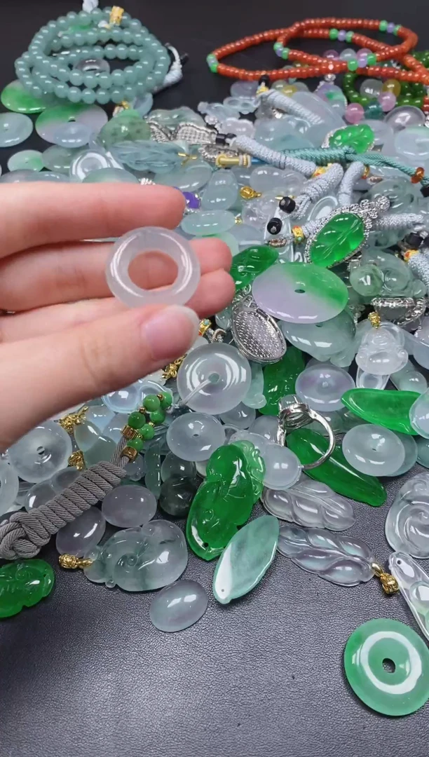 翡翠未镶嵌颈饰所见即所得（一物一图）98