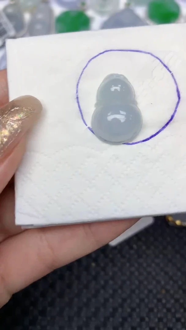 颈饰未镶嵌翡翠天然缅甸翡翠a货百元以上9元证书费自理