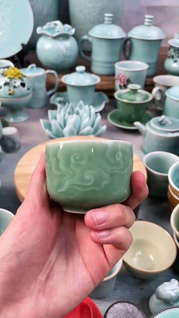 【闪购商品】特价 微瑕 慧仙青瓷