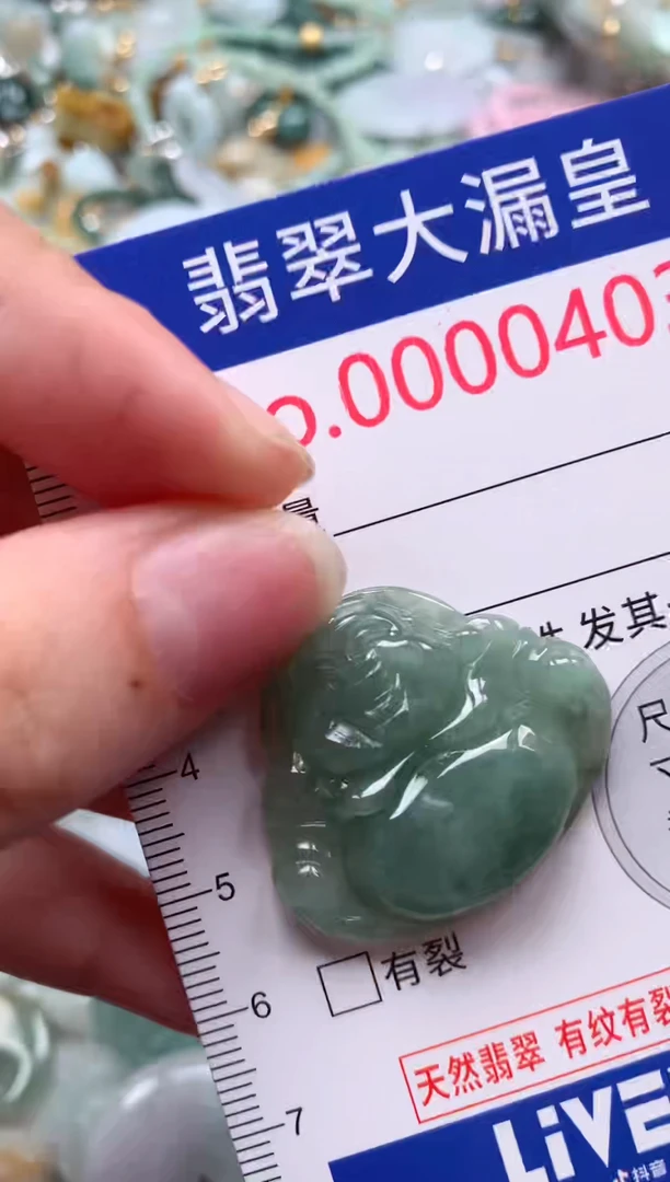 翡翠未镶嵌吊坠(不含链)403