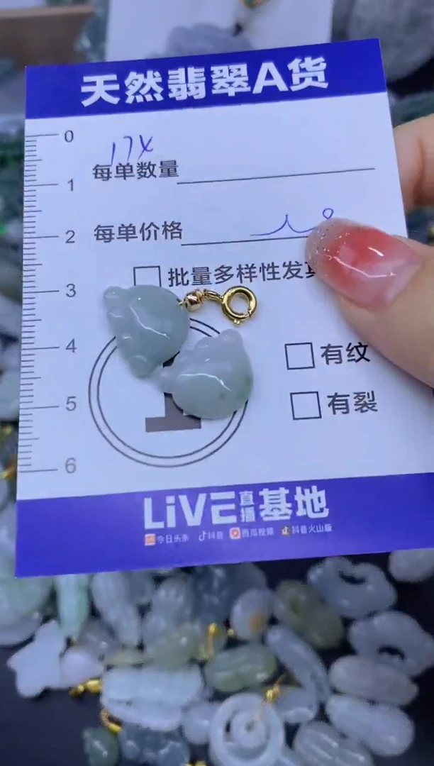 颈饰未镶嵌翡翠天然翡翠A货批量多样性发一件