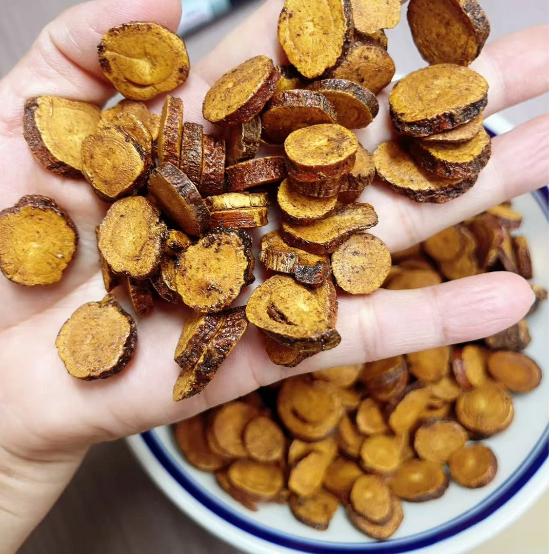 炙甘草中药材正宗内蒙甘草汤蜜制炒古法秘制色泽自然切片泡水煲汤