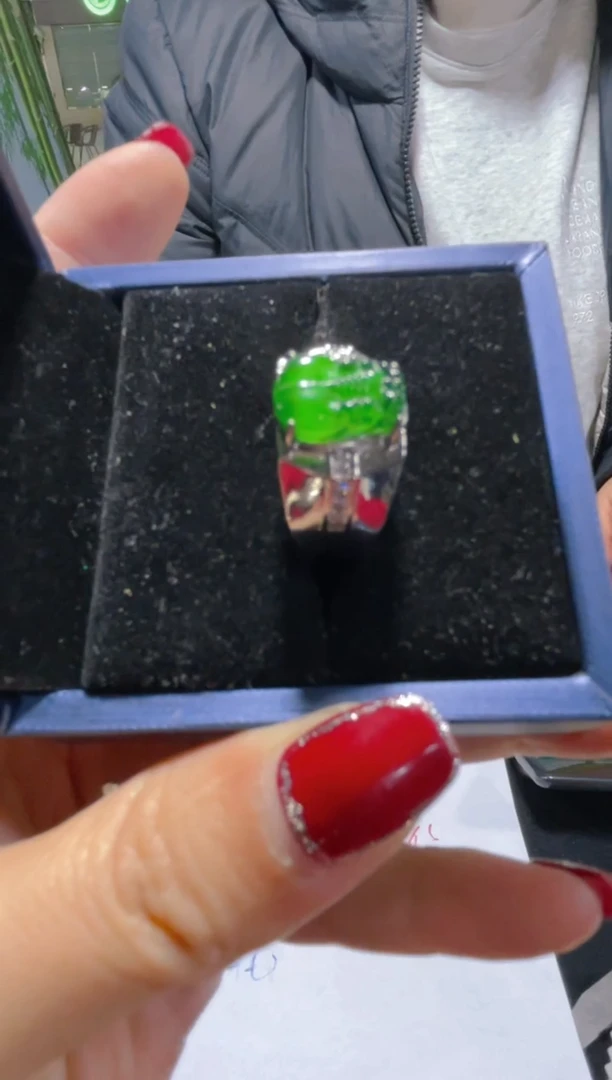 【闪购商品】翡翠戒指未镶嵌天然A货翡翠假一罚四（多样性）