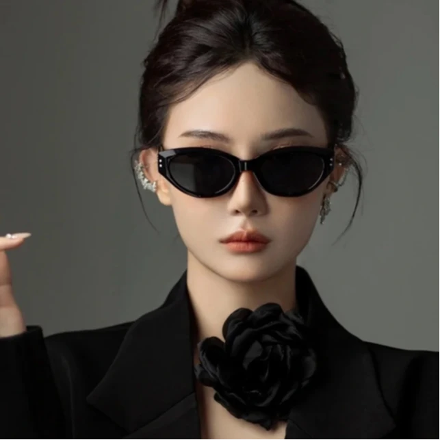 猫眼墨镜女gm2024新款高级感网红防紫外线方圆脸显瘦太阳镜偏光男