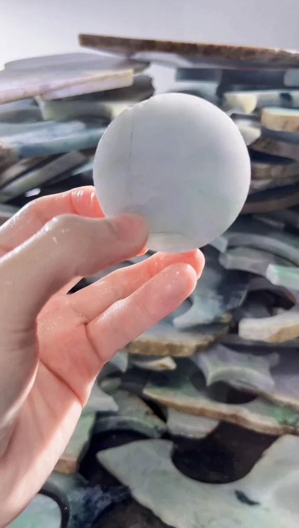 裸石翡翠缅甸翡翠A货文204