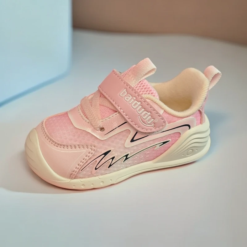 百舒适柔软秋款双网宝宝鞋4565