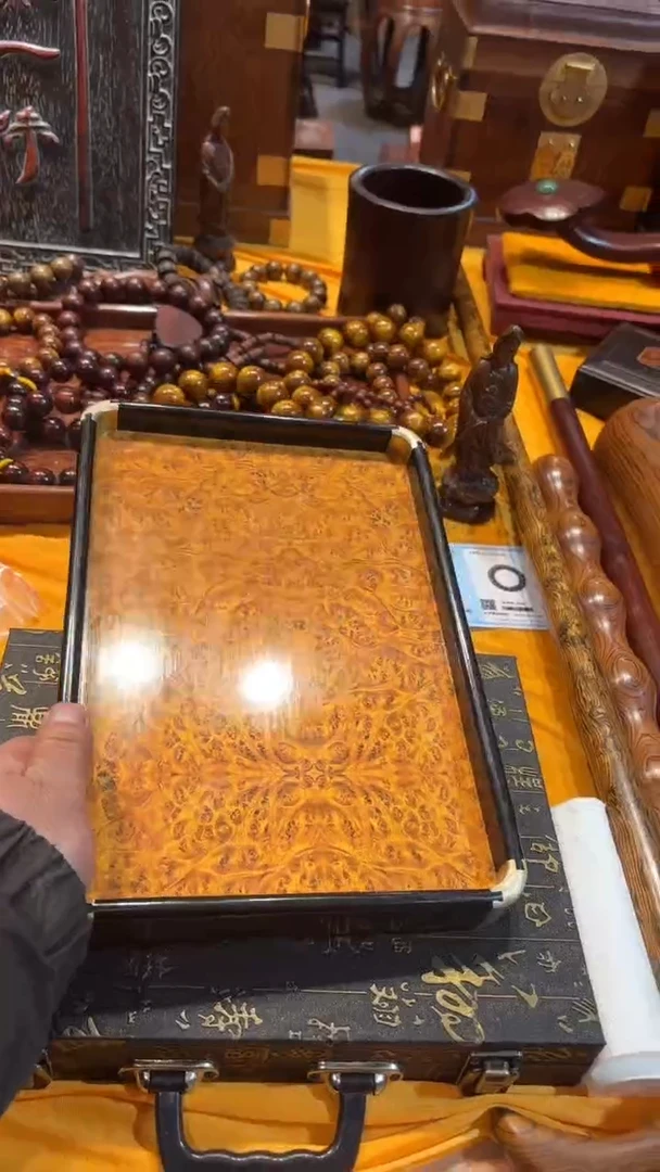 【闪购商品】木木艺金丝茶盘茶拍茶拍