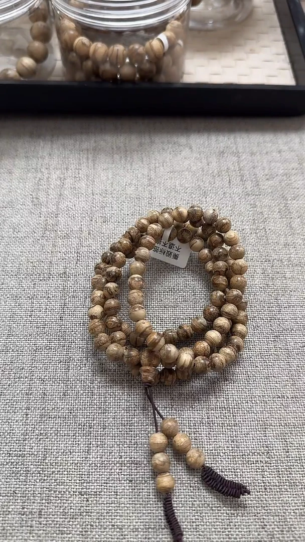 沉香手串加里曼丹0.7圆多圈-多样性发一