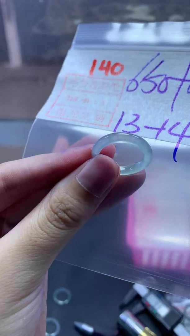 未镶嵌定制翡翠戒圈13-14#660毛货需精细抛光