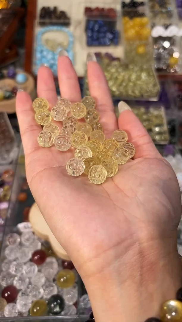 【闪购商品】水晶手链未镶嵌黄水晶回纹一个卡11+