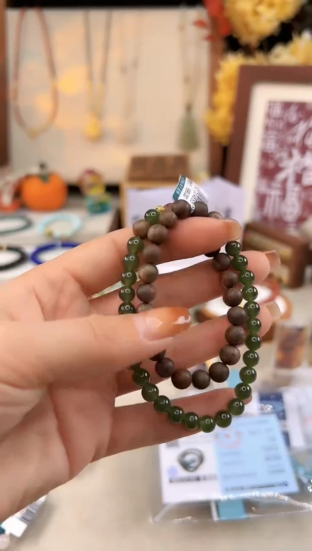 【闪购商品】和田玉手饰18K金镶嵌@@D921D014553