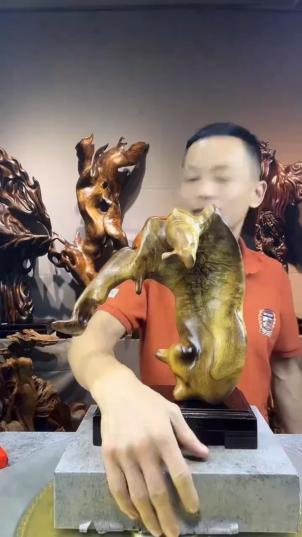 金丝楠华*小叶桢楠随行摆件48
