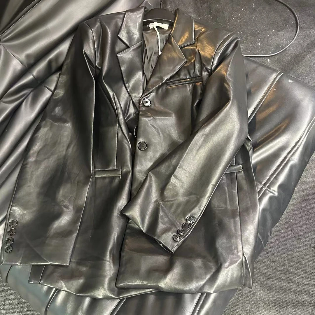 【ARONG阿荣家】西装78291-黑色卡色-F