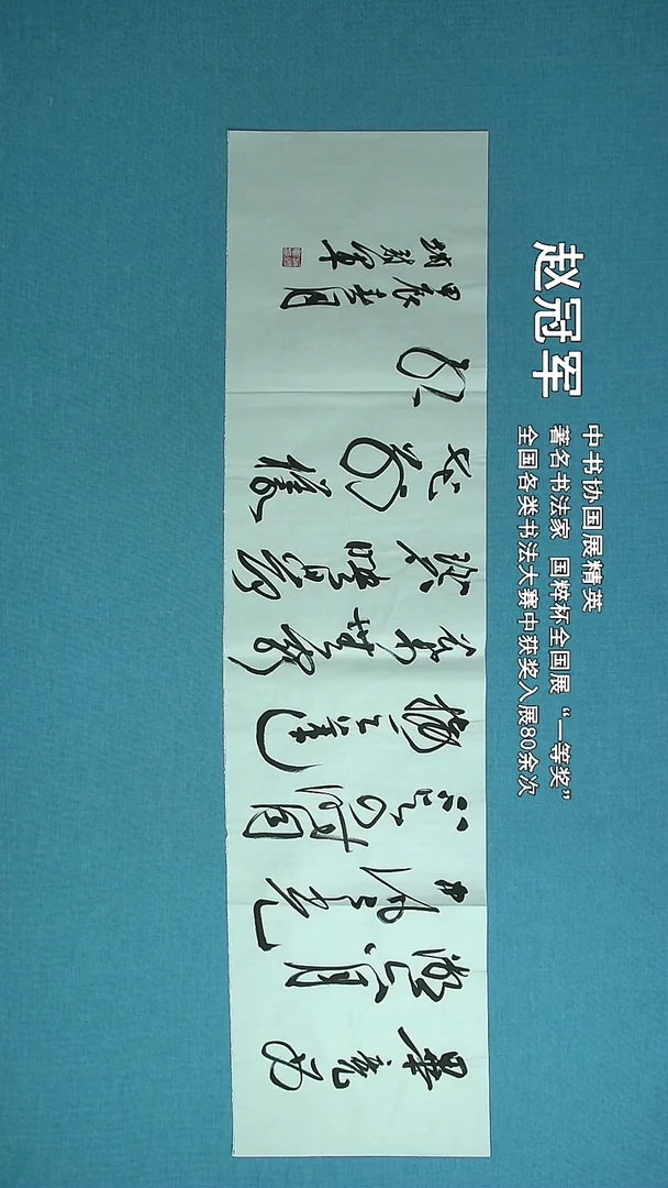 【闪购商品】书法261 上海赵冠军中书协138*34