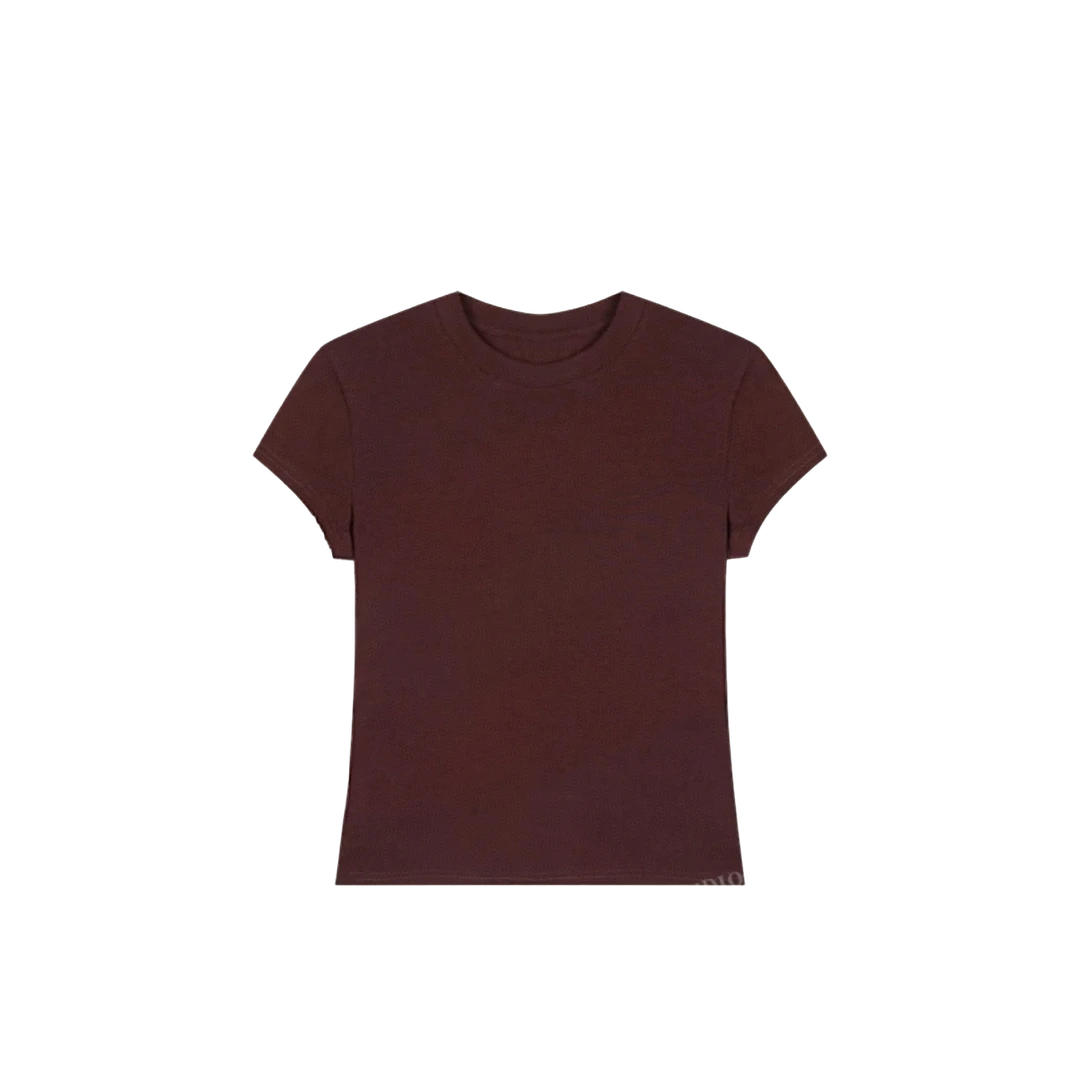 2025夏季百搭纯色经典短袖T恤